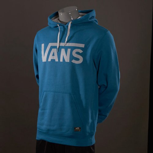 Vans Classic Pullover Hoodie Bluesteel-Pebble for Men